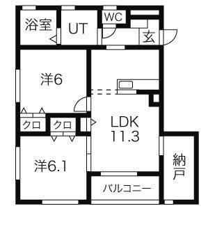アン・フレメゾン 間取り図