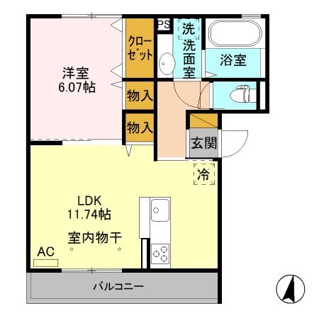 サンモール新堀 間取り図