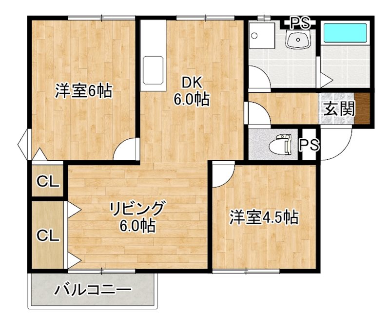 ハイブリッヂ 間取り図