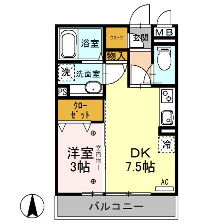 エタルナ倉賀野 間取り図