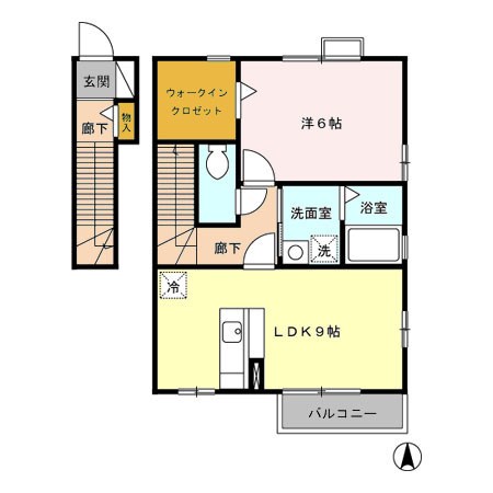 リビングタウン下石倉 間取り図