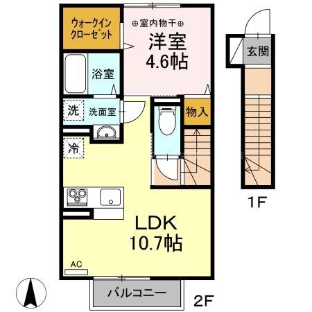 セプトガーデン古市町 間取り図