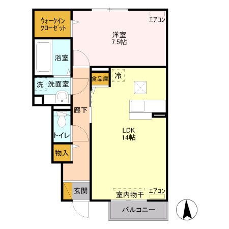 サンクブランシュ 間取り図