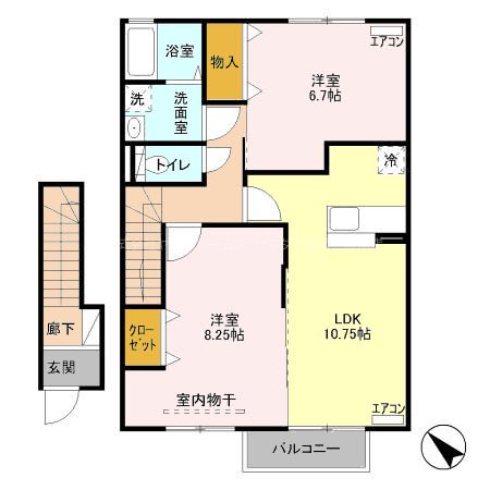 グランメール 間取り図