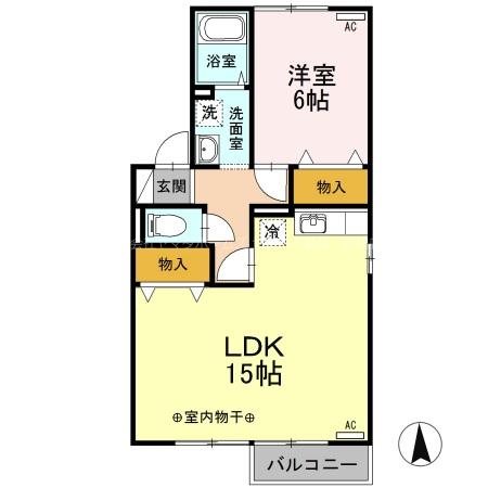 サンモール 間取り図