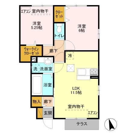 シャンテ 間取り図