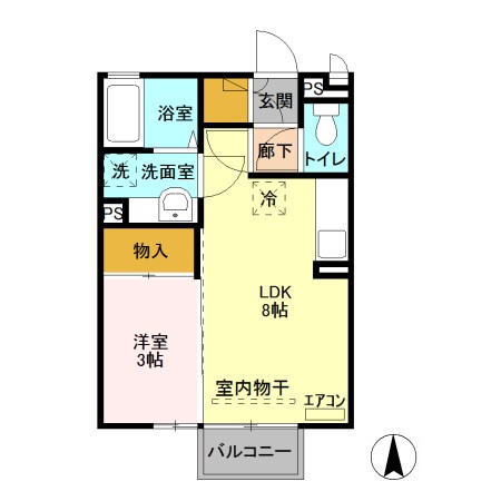 アスール 間取り図