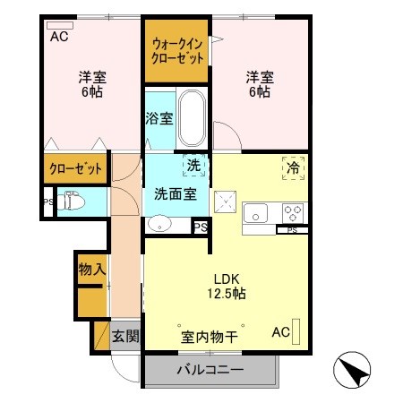 グランテラス山王 間取り図