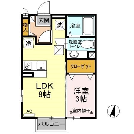グローリアC 間取り図