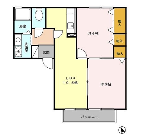 プリマヴェーラ 間取り図