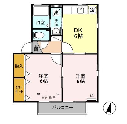 ブラン・メゾン 間取り図