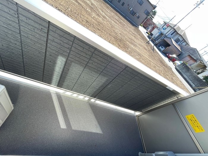 クロッシア前橋南町Ｂ ベランダ