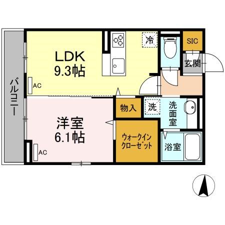 Maisond`Erable 間取り図