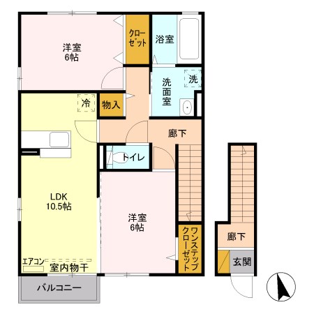 フローレス 間取り図