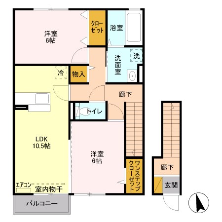 フローレス 間取り図