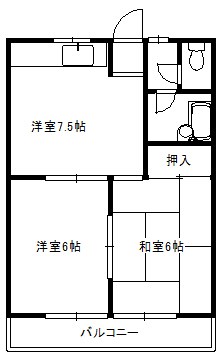 巽ハイツ 間取り図