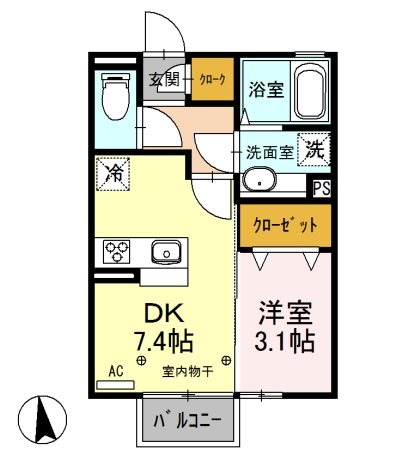 コモドA・B 間取り図