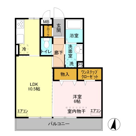 カラーズ　ガーデン  間取り図
