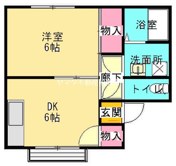 丸田マンション 間取り図