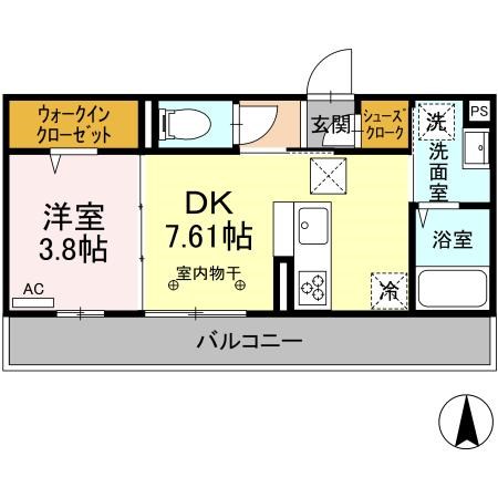 カサソレイユ 間取り図