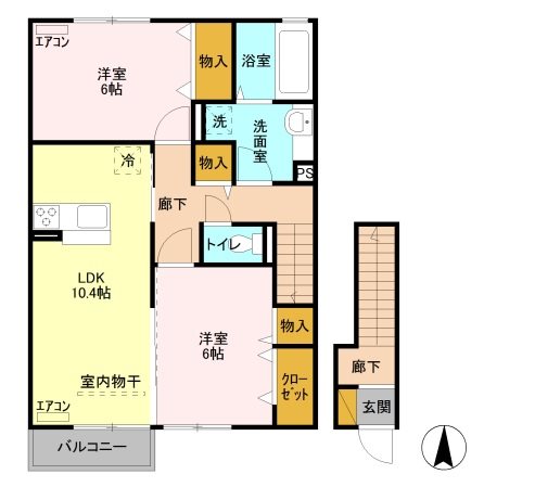 スクエア 間取り図