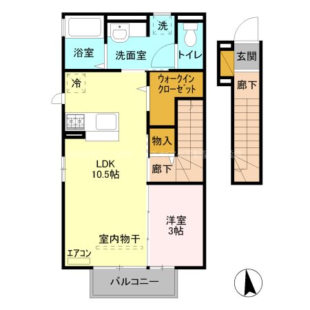 アムールＣ 間取り図