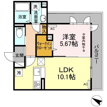 コンフォート下小鳥 間取り図
