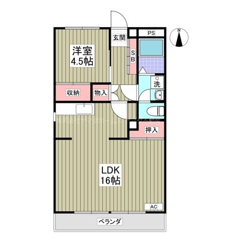 パークサイド篠崎 間取り図