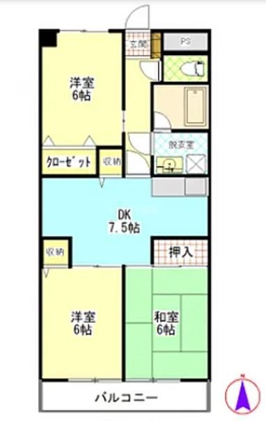 プランドール 間取り図