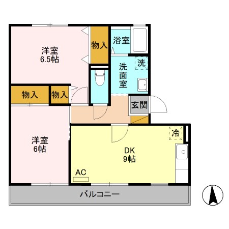 ルビナスⅢ 間取り図