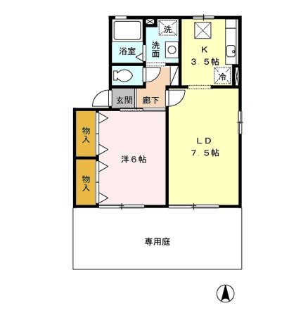 高崎グリーンハイツⅤ　 間取り図