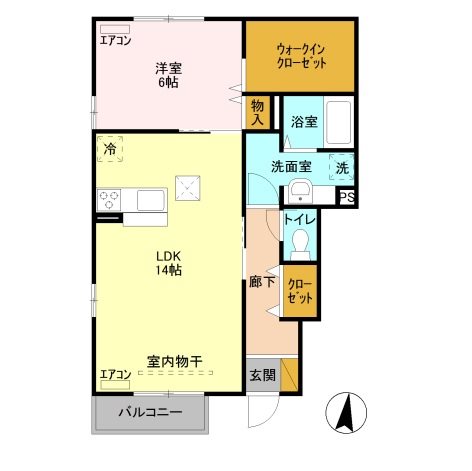 clair 間取り図