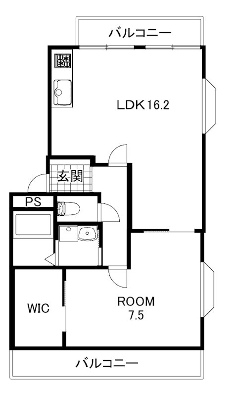 メゾンキャッスル 間取り図