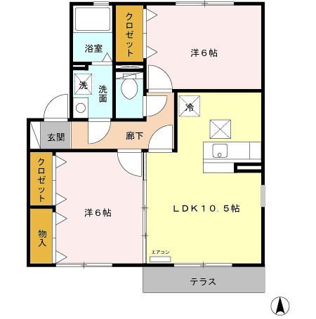 グランディールMⅢ 間取り図