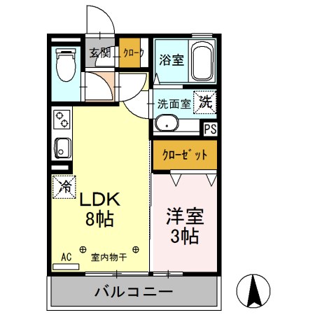 グラン・ブルーエスターテ矢中 間取り図