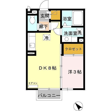 ルミエール和田橋 間取り図
