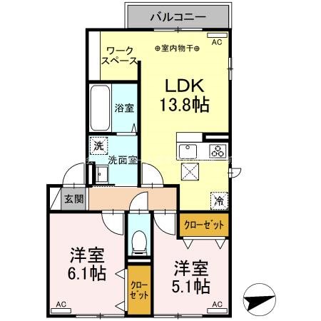 グランチェスタ三河 間取り図