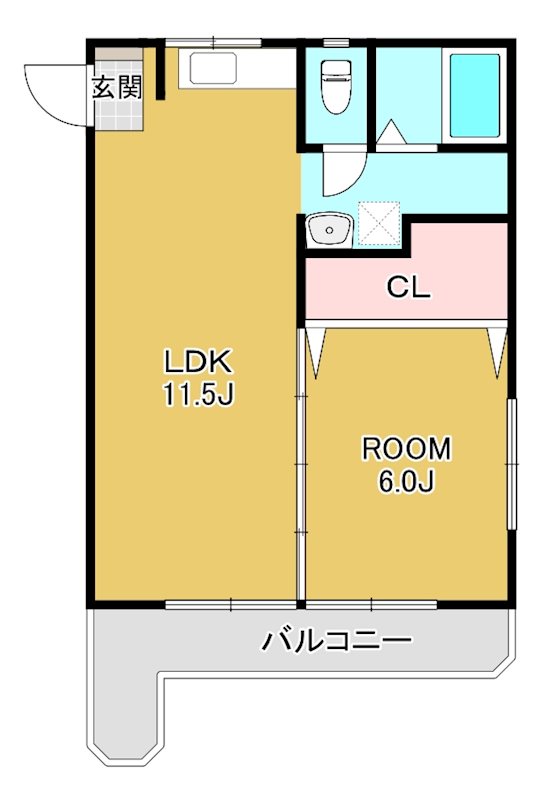 岡田マンション 間取り図