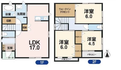 MK賃貸住宅 間取り図