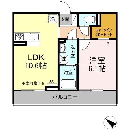 アビターレ新前橋 間取り図