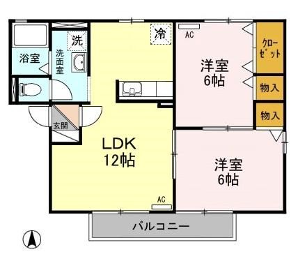 エスペラール 間取り図