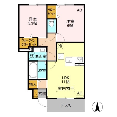 カリーノ 間取り図