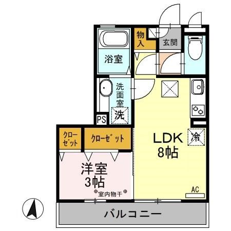 マリオーネ八千代 間取り図