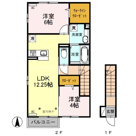チェントロ・ピアッツア 間取り図