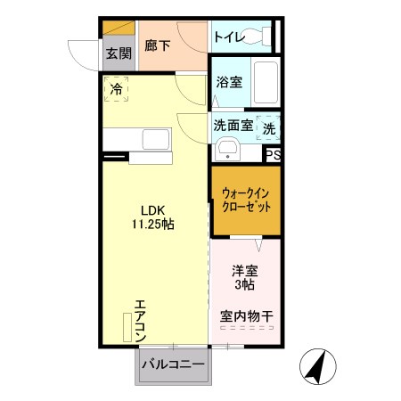 ウィットＳ鳥羽 間取り図