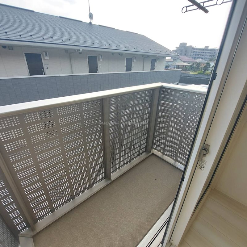 岩神町ソレイユ ベランダ