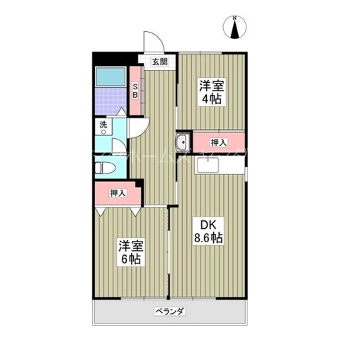パークサイド篠崎 間取り図