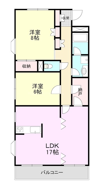 パートナーマンション１ 間取り図
