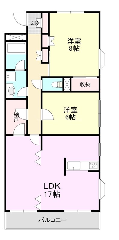 パートナーマンション１ 間取り図