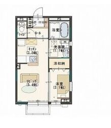 ソレイユ３１０ 間取り図